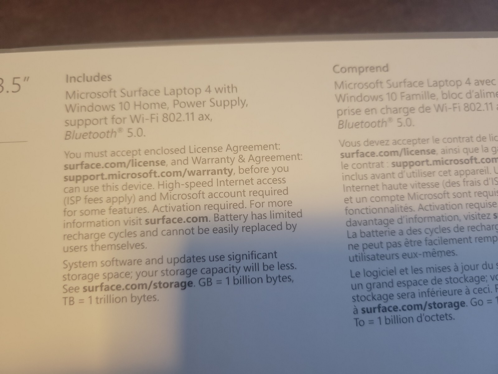 BOX FOR Microsoft Surface Laptop 4 Sandstone