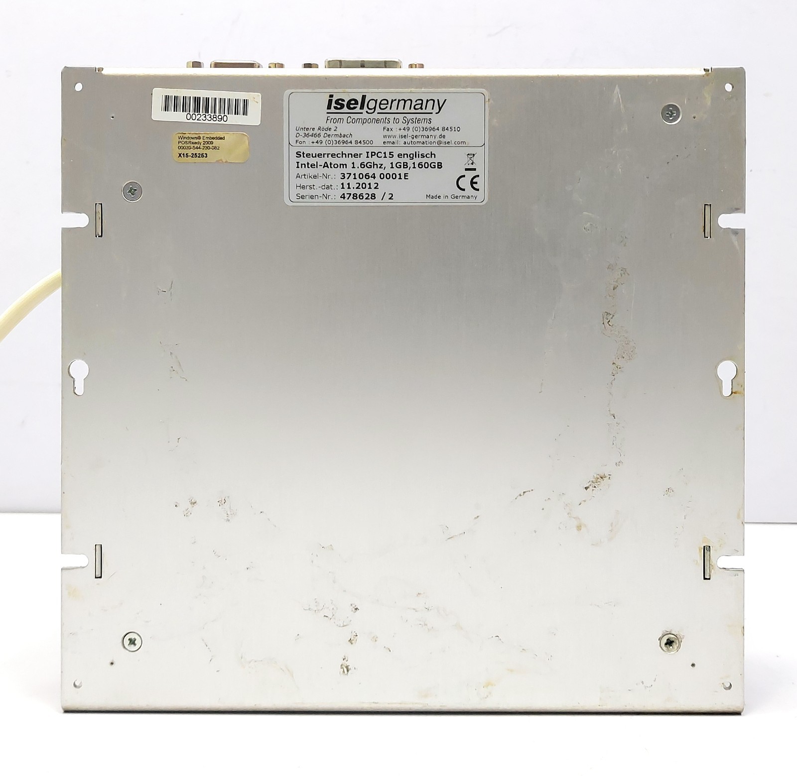 Isel IPC15de per controller iPU ATOM 1,6Ghz,1GB,160GB