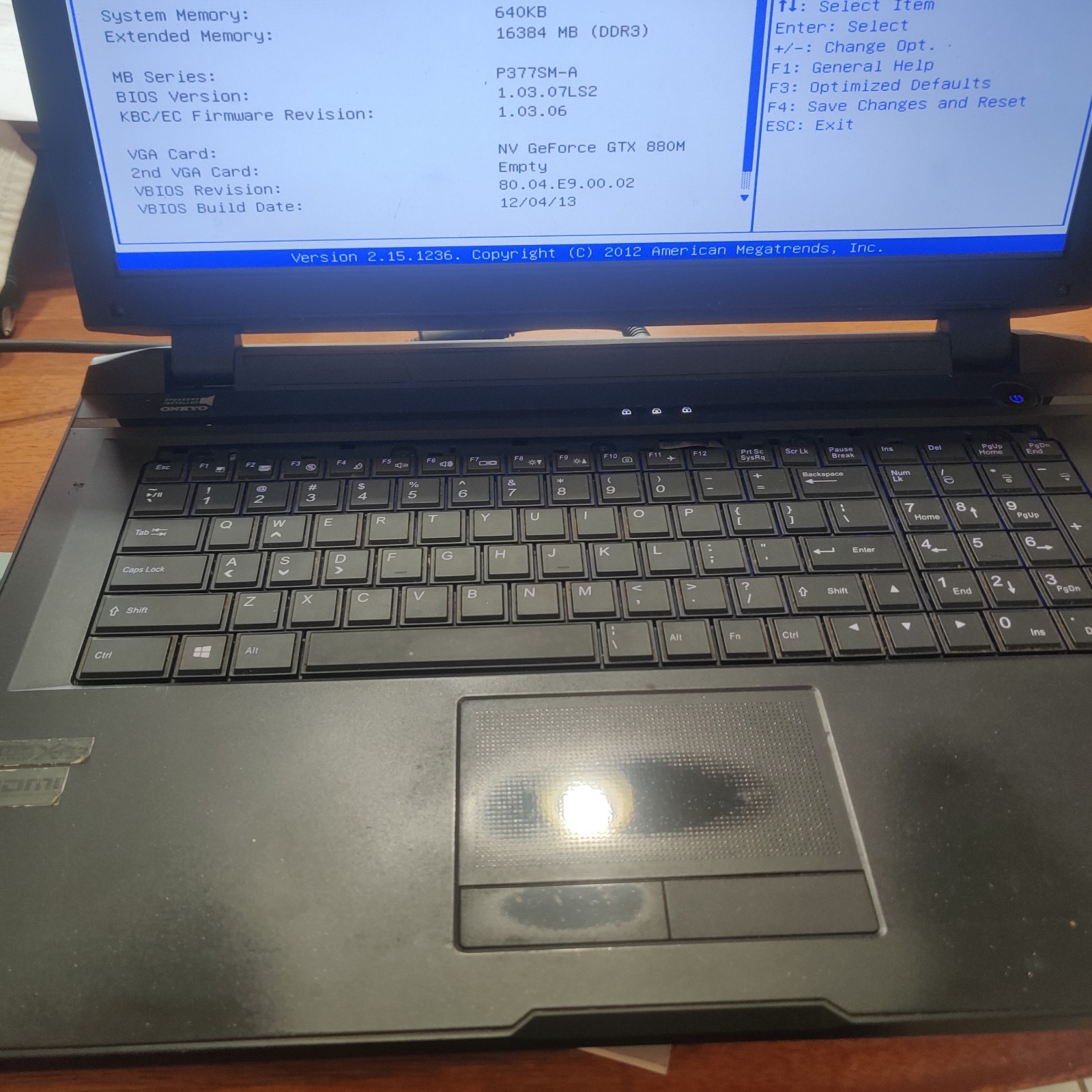 Clevo P377SM-A DigitalStorm laptop NO CPU NO GPU TESTED Works with Issues Read.