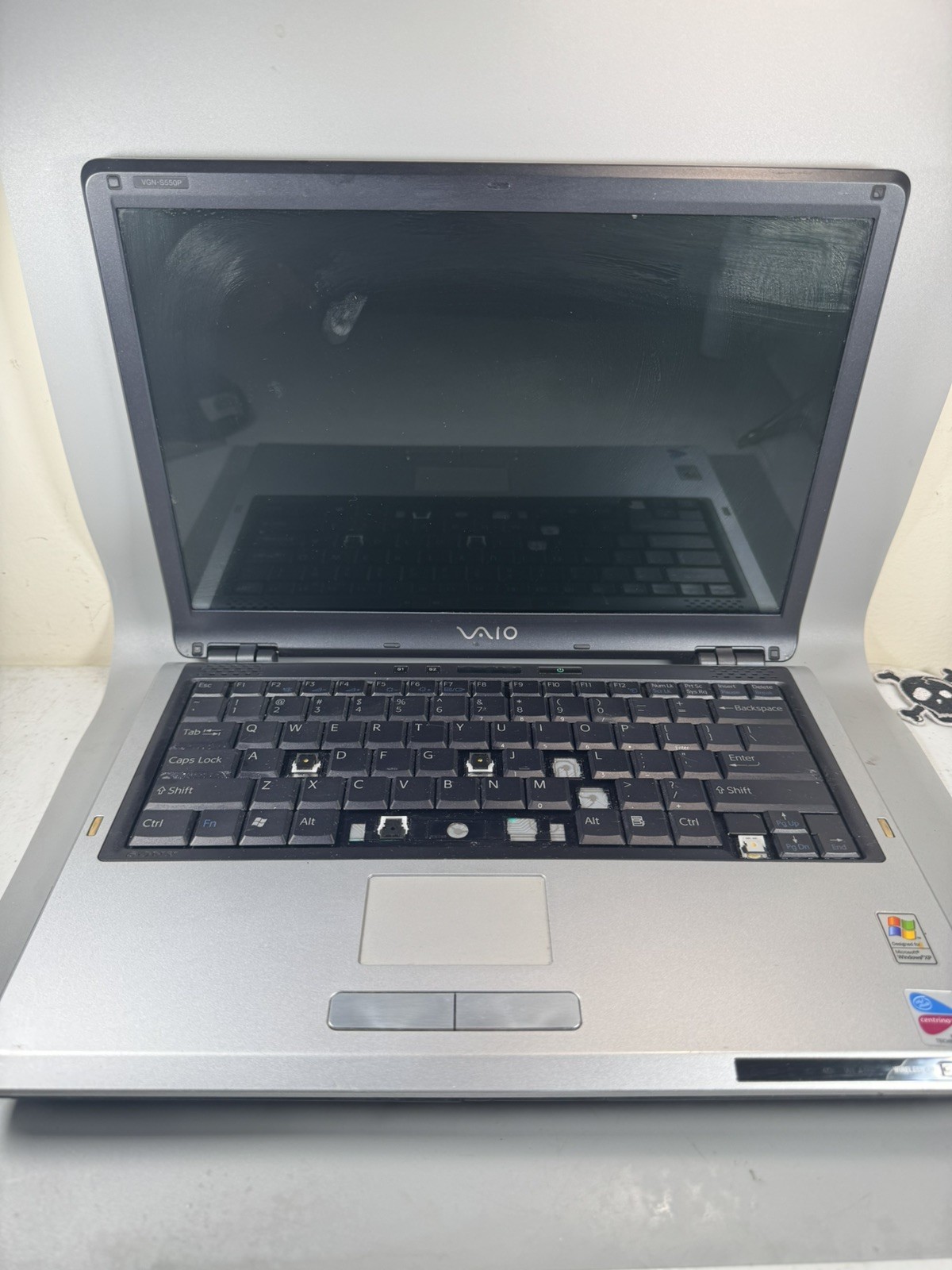 Sony VAIO VGN-S590P Laptop PCG-6H4L For Parts/Repair – No Charger, Missing Keys