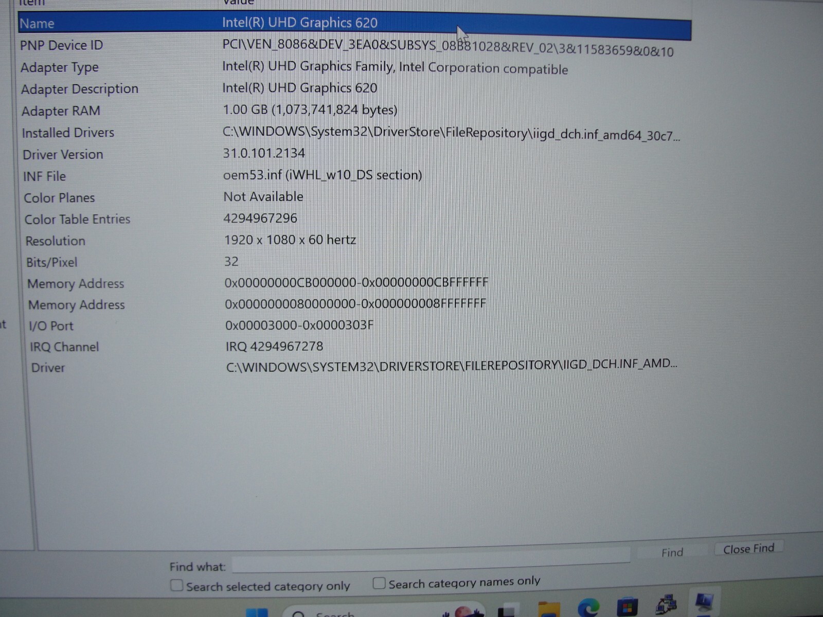 Dell Latitude 5400 14”FHD Intel Core i7-8665U 1.9GHz 16GB 512GB SSD +Charger