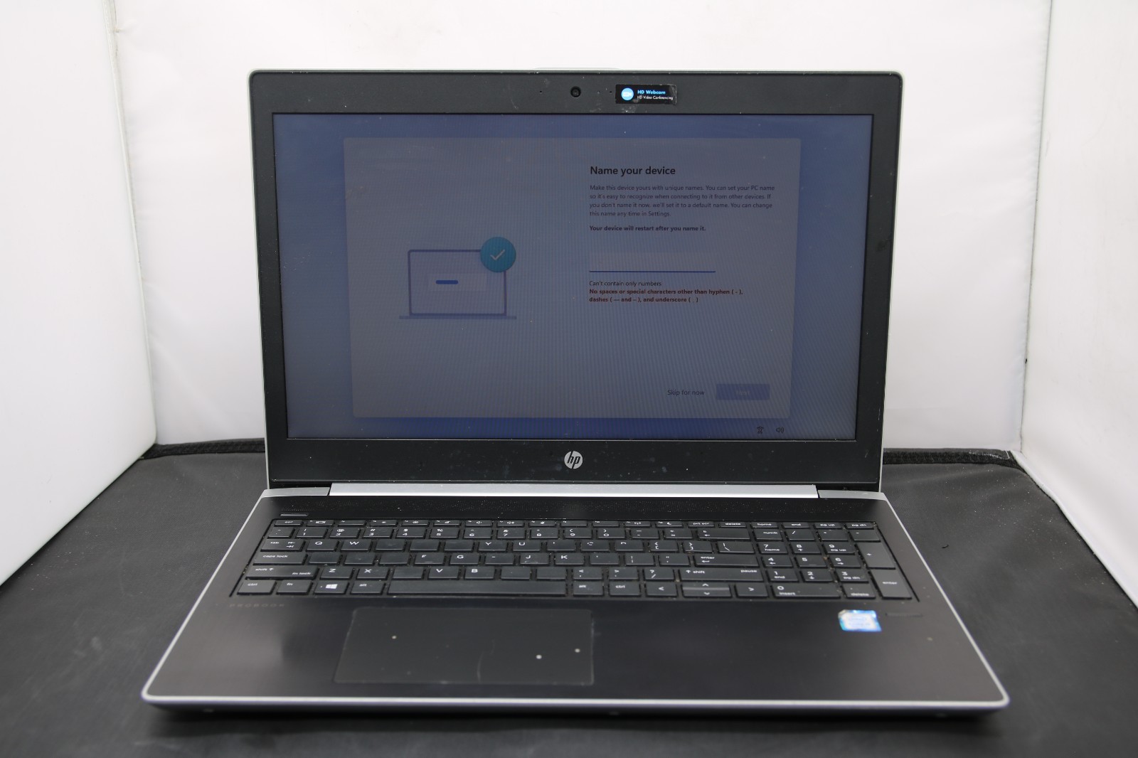 HP PROBOOK 450 G5 – i5-8250U – 4GB, 256GB, Windows 11 + Adapter