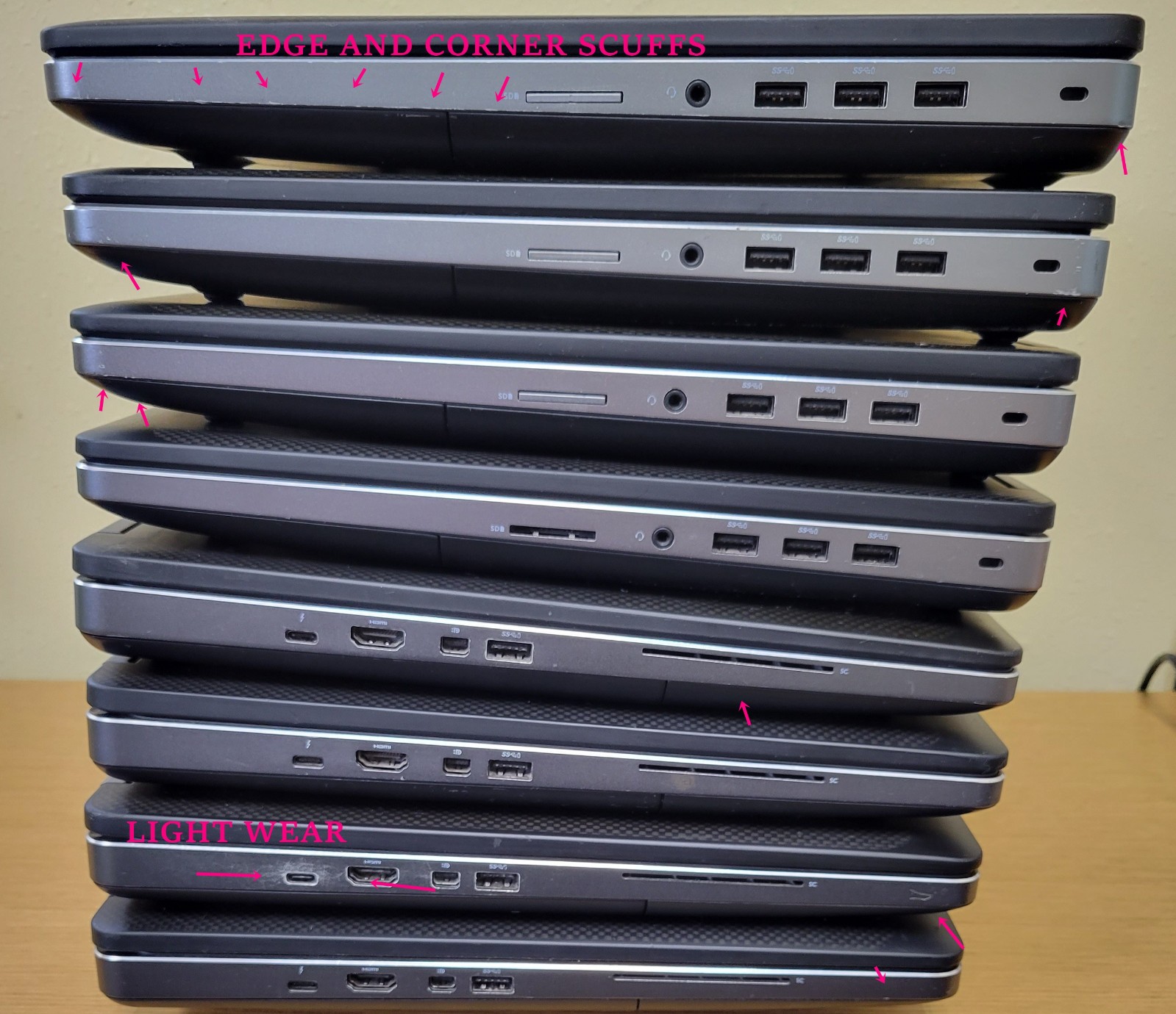 (Lot of 8)Dell Precision 7720 i5/i7-6th Gen 2.3/2.7GHz 16GB P3000/4000 No OS/SSD