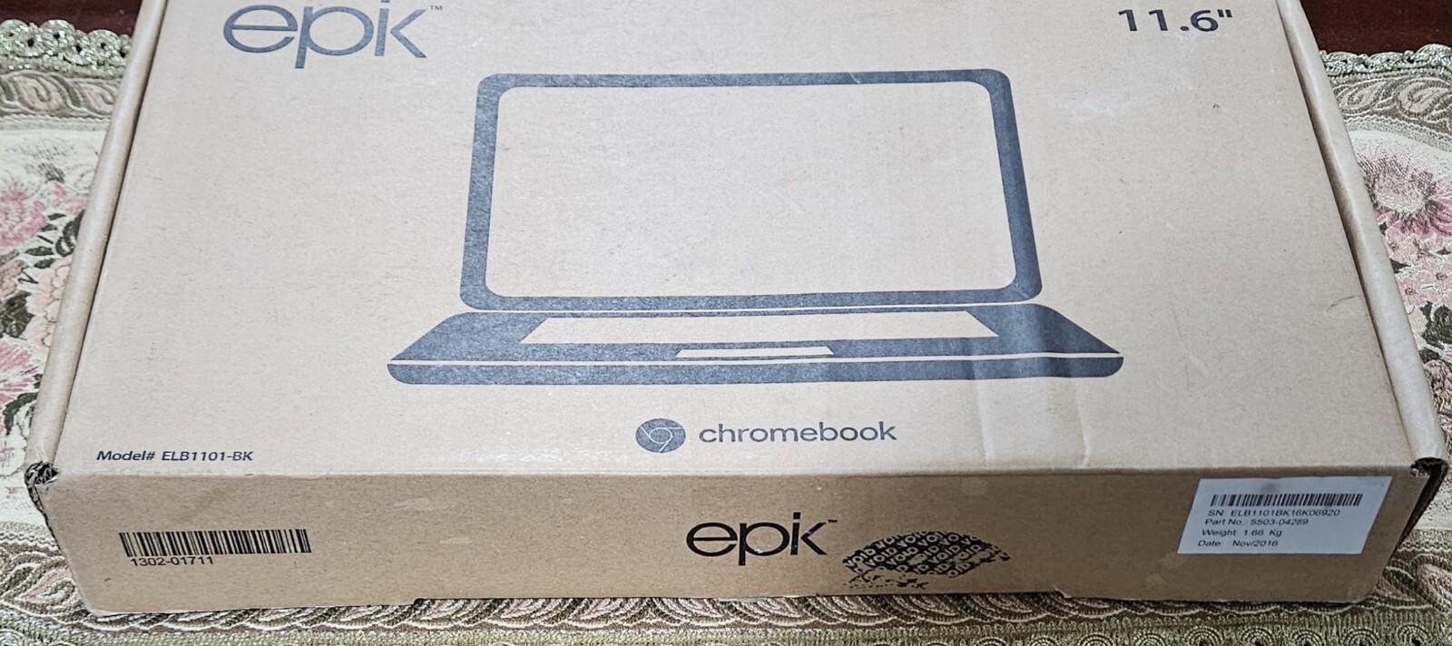 EPIK ELB1101-BK 11.6″ Chromebook Cortex A17 CPU 4GB RAM 32GB SSD Storage