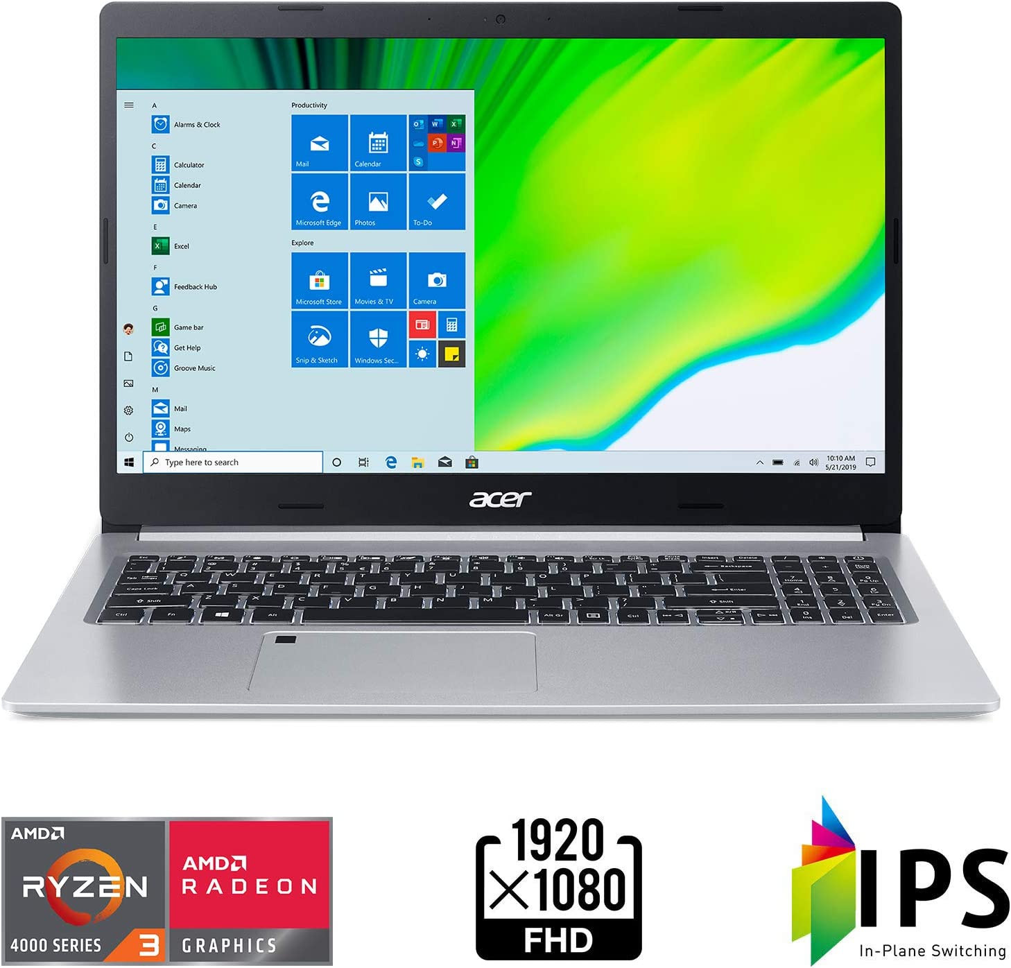 Acer Aspire 5: Feature-Rich 15.6″ Laptop with Ryzen 3