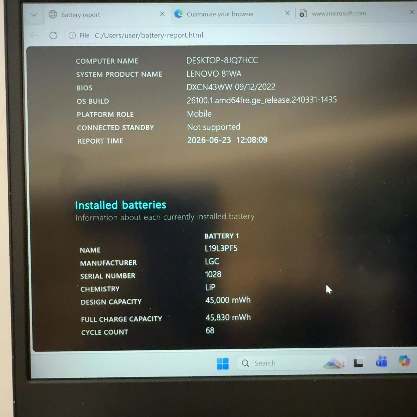 Lenovo IdeaPad 3 14IML05 14″ i5-10210U 20GB RAM 256GB NVMe SSD Win 11 Pro