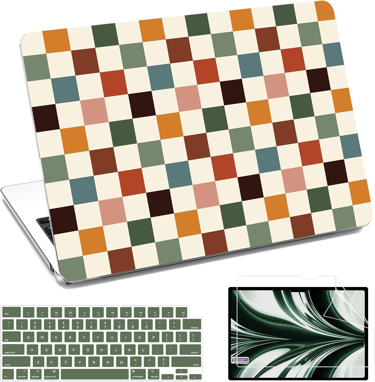 MacBook Air 13 inch Case 2026 2025-2022 M5 M4 M3 M2 A3449 A3240 A3113 A2681, Har