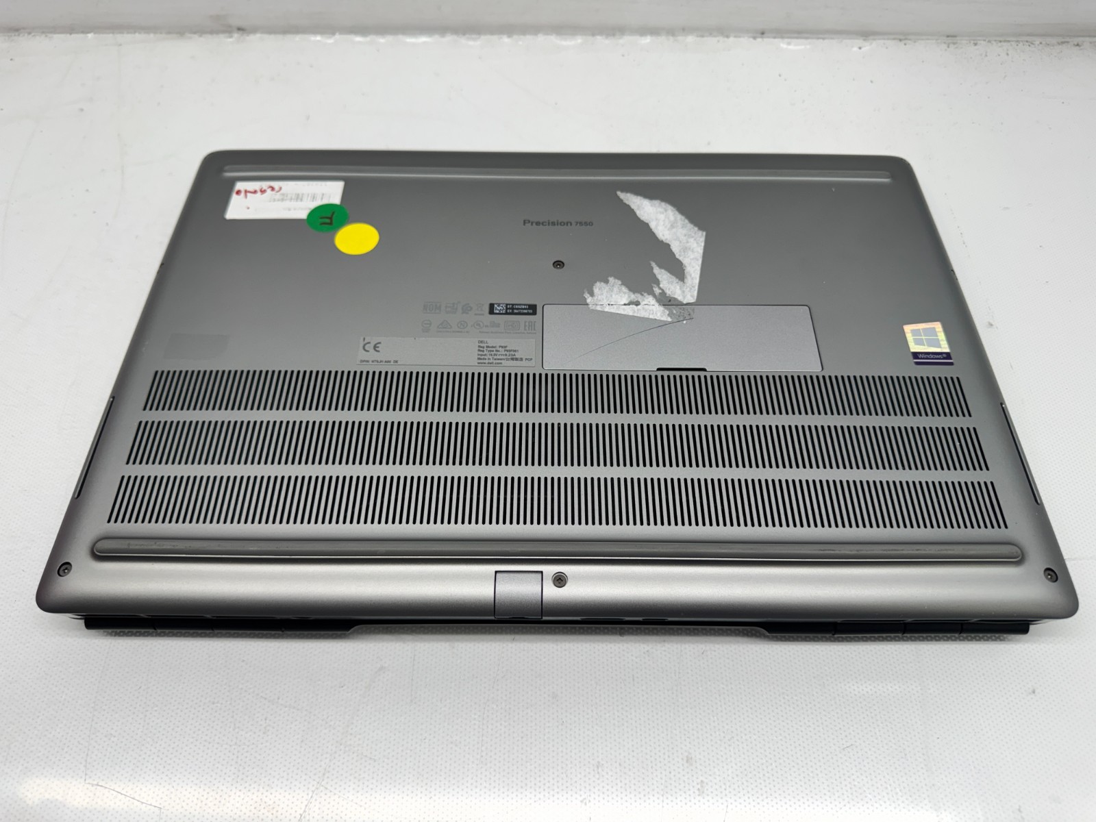 Dell Precision 7550 Intel i9-10885H@2.40GHz 32GB 1TB RTX3000 W/AC Win11 *READ*