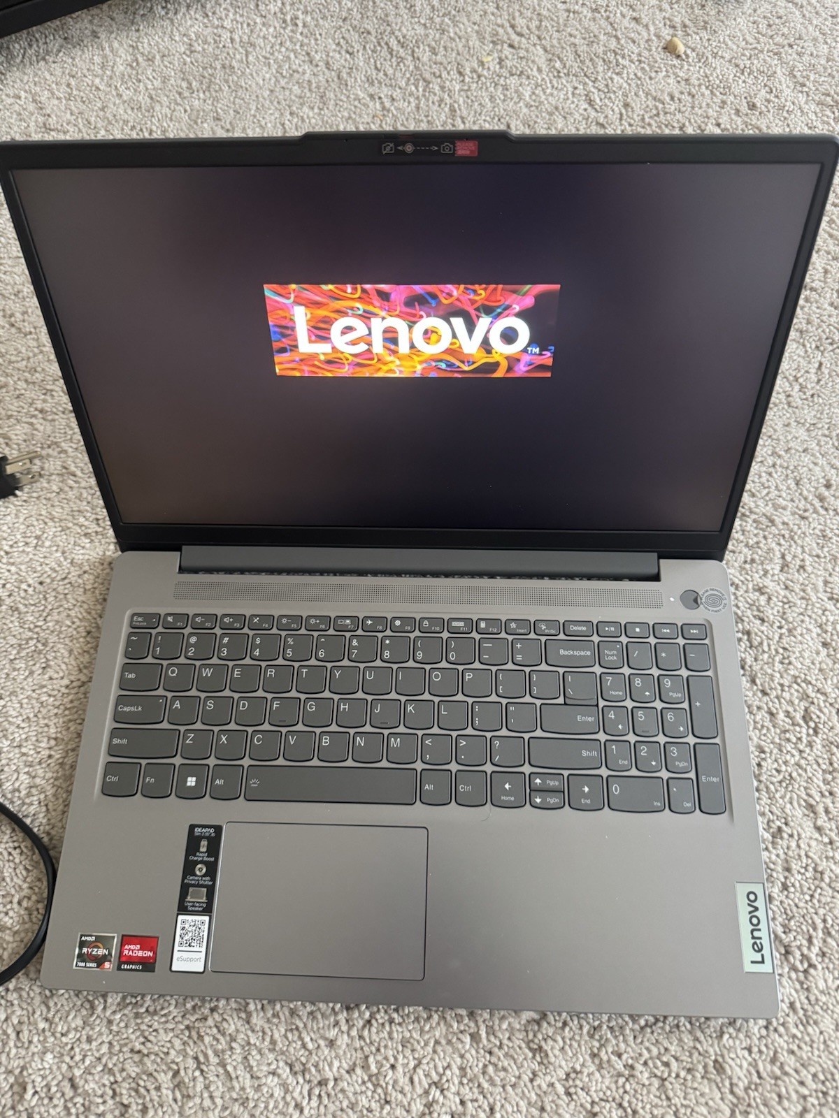 Lenovo IdeaPad 5 15″ Touchscreen Ryzen 5 7520U 8GB SSD Win 11 Gray