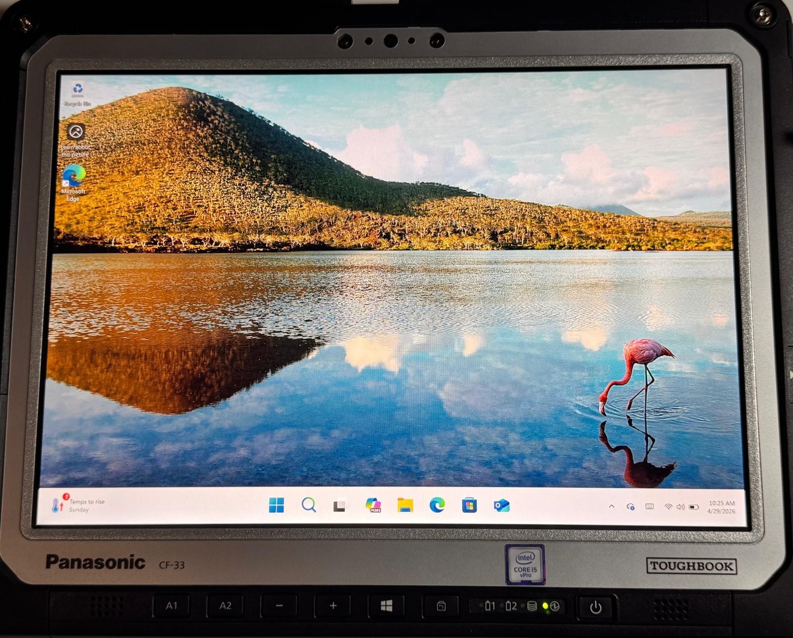 Panasonic Toughbook CF-33 8GB 128GB SSD Win10 Touch Rugged Tablet 9HTTV97783