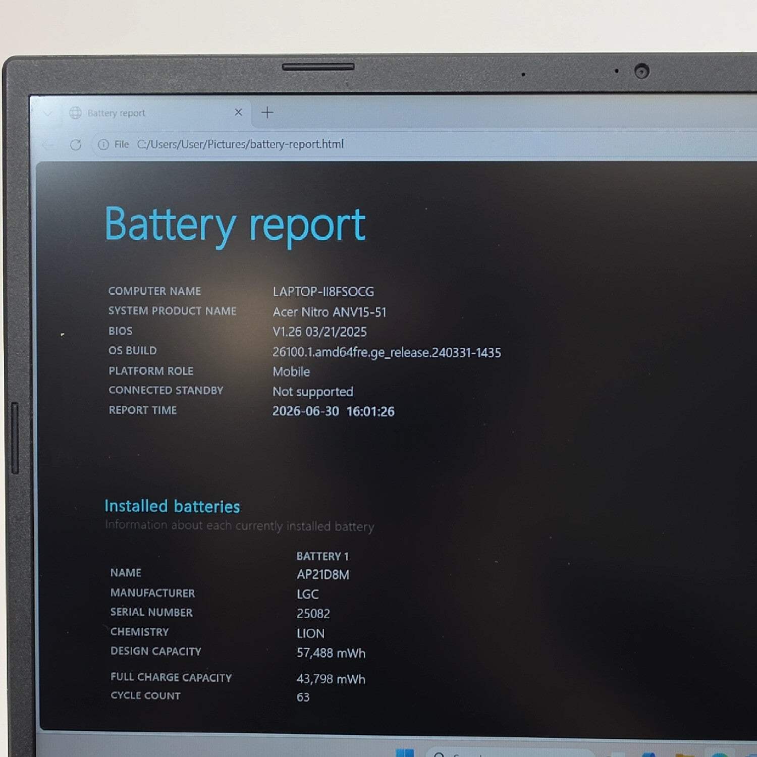 Acer Nitro V 15.6″ i5-13420H 2.1GHz 16GB RAM 500GB SSD 1TB SSD GeForce RTX 4050