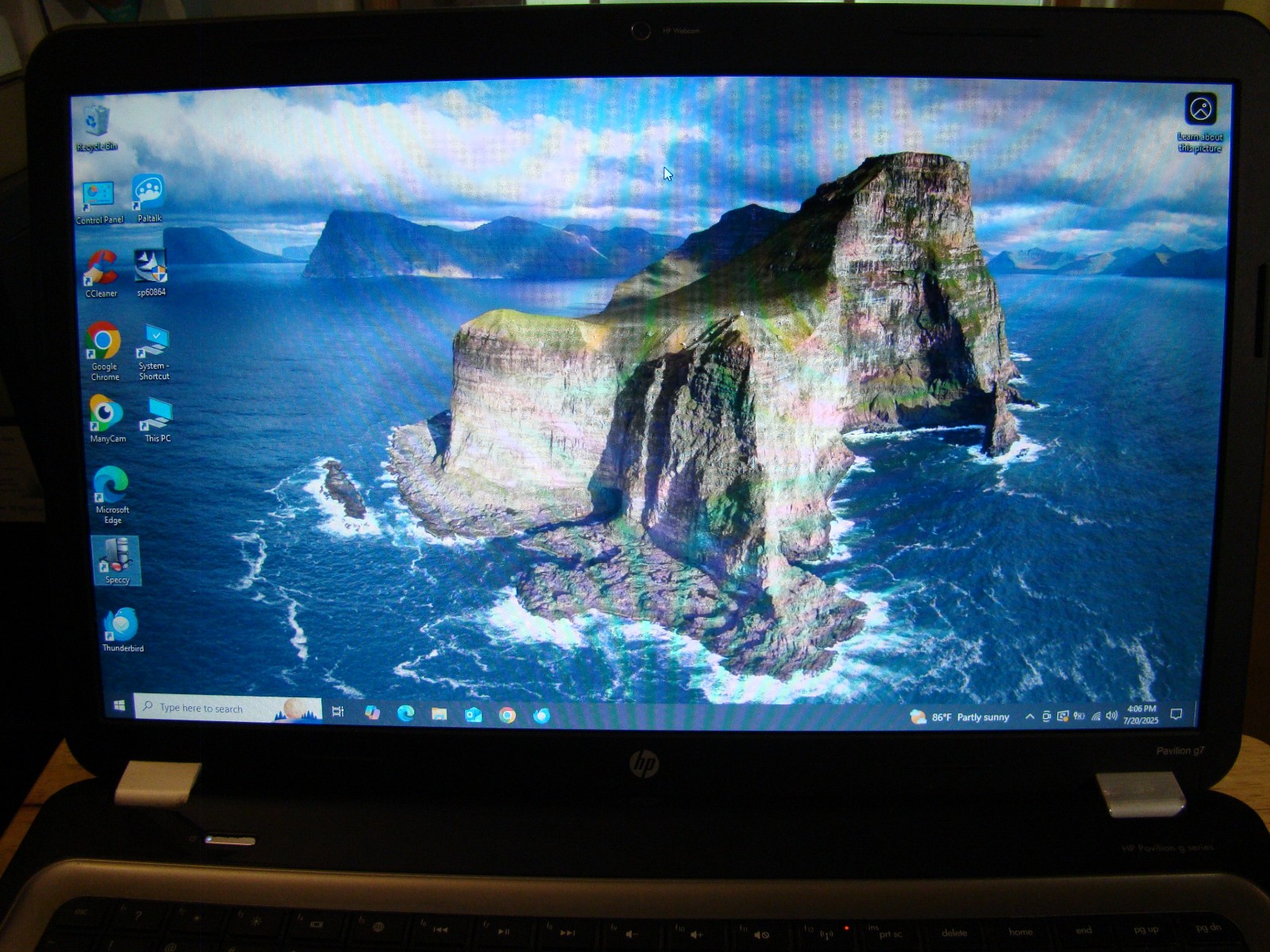 Hp g7-1338dx/Core i5-2450M 2.50ghz/6gb/640gb/Web/Windows 10 Home/BT/Hdmi/17.3″