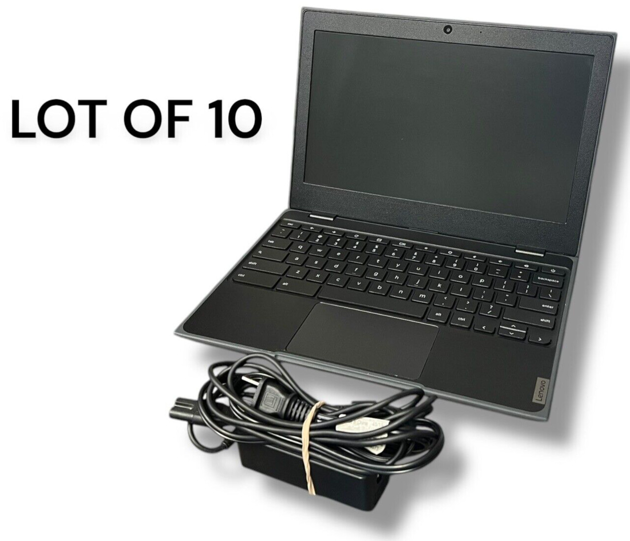 (10) Lenovo 100E Chromebook 2nd Gen 11.6″ Cel N4000 1.60 GHz 4GB 32GB Chrome OS