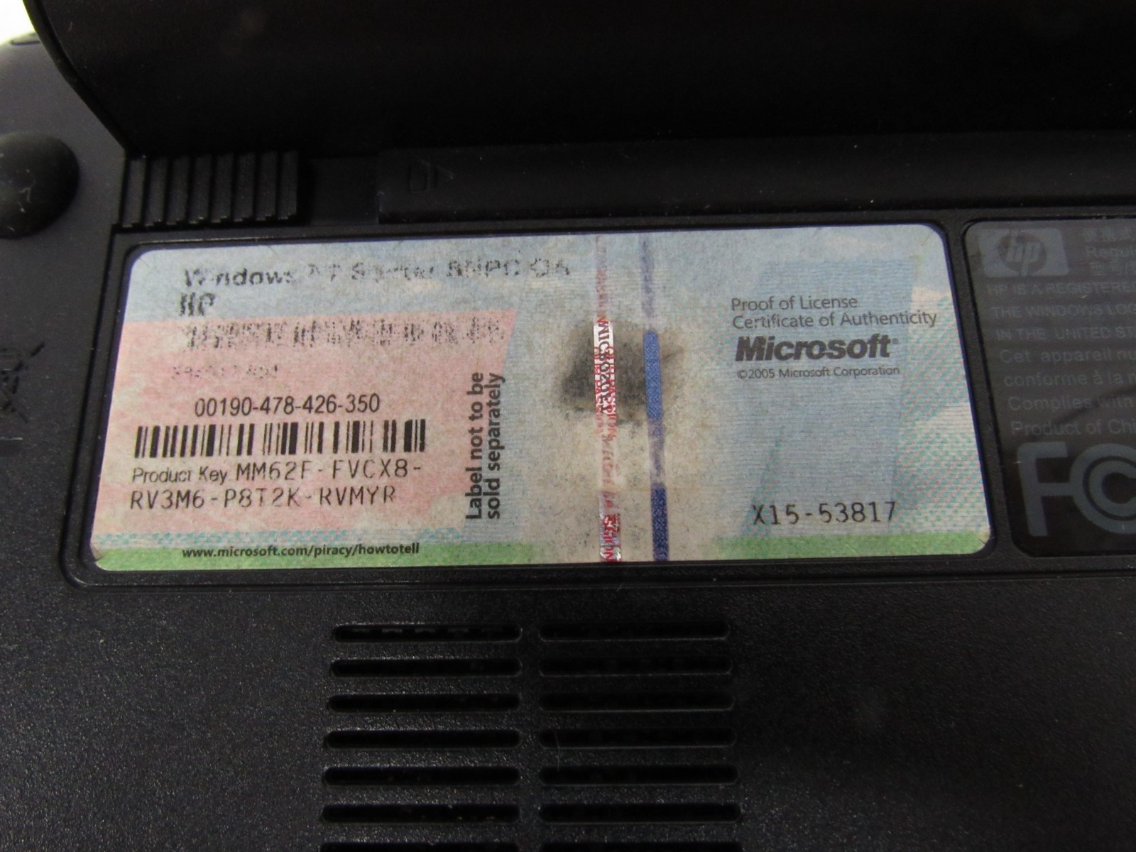 HP Mini 110 1.6GHz Windows 7 Notebook Mini Computer Untested For Parts