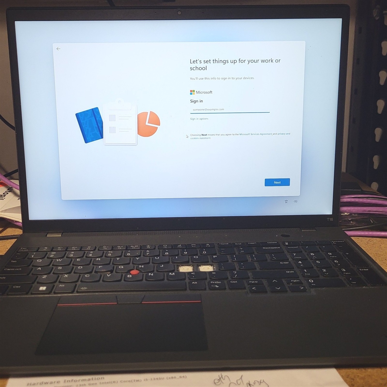 Keyboard Issues Lenovo ThinkPad T16 Gen 2 Intel i5-1345U 4.7GHz 16GB 512GB w/OS