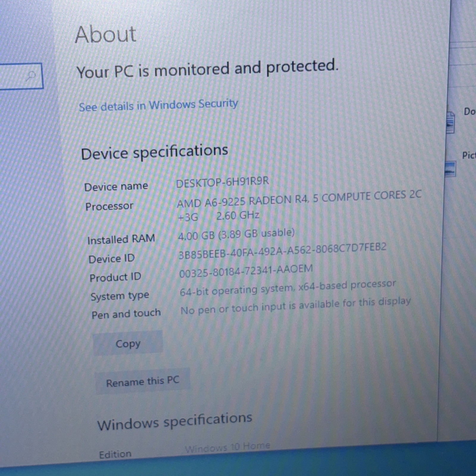 Lenovo IdeaPad 1 130-15AST 15.6″ A6 9225 2.6GHz 4GB RAM 500GB HDD