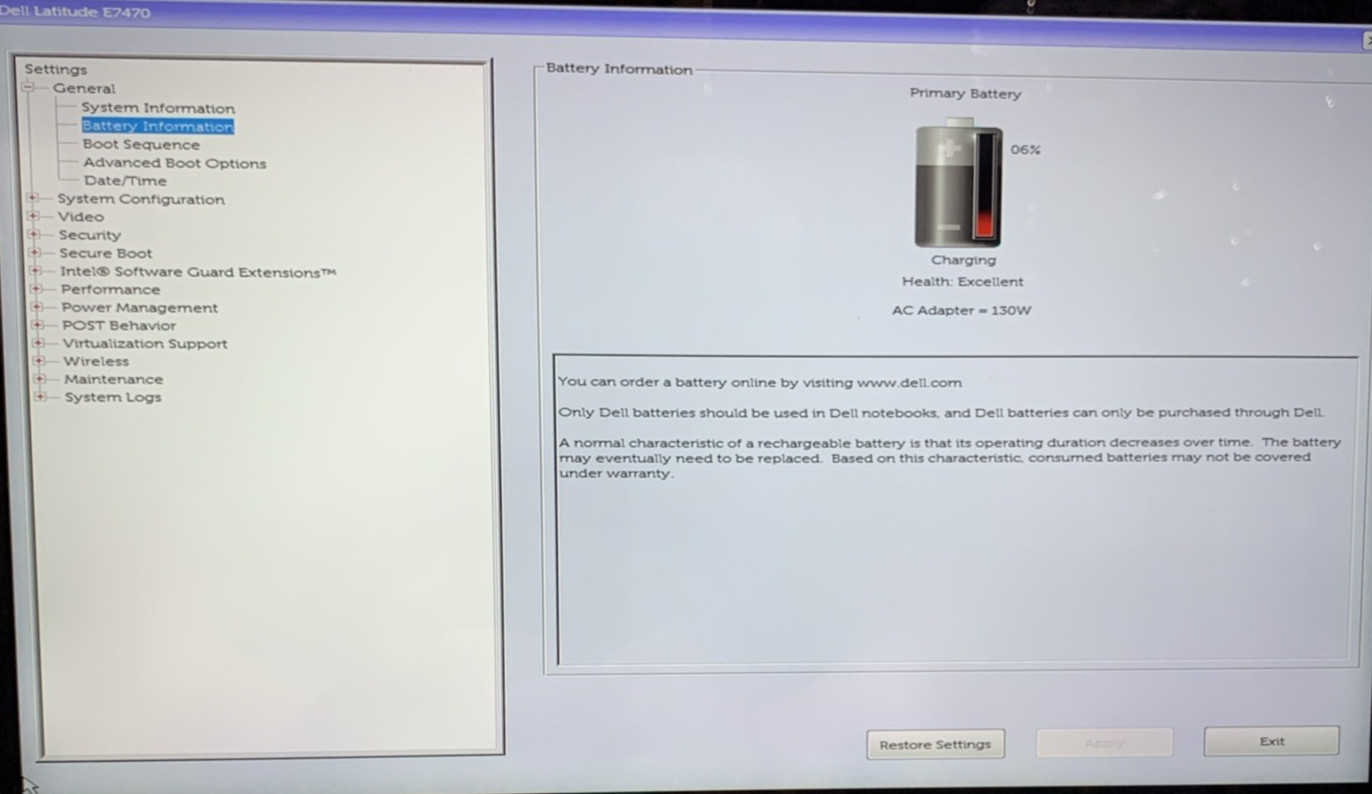 Dell Latitude E7470 Touchscreen 14″ i7-6600U@2.6GHz, 8GB RAM, No SSD, No OS