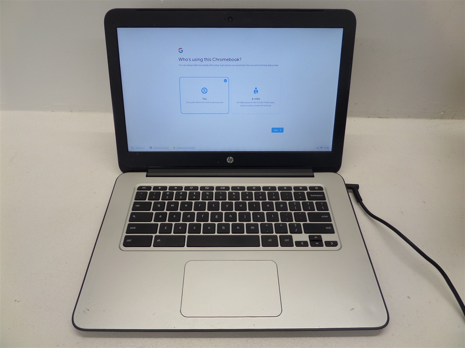 HP 14″ Chromebook 14 G4 32GB eMMC 4GB RAM N2840 2.16Ghz CPU – T4M33UT#ABA