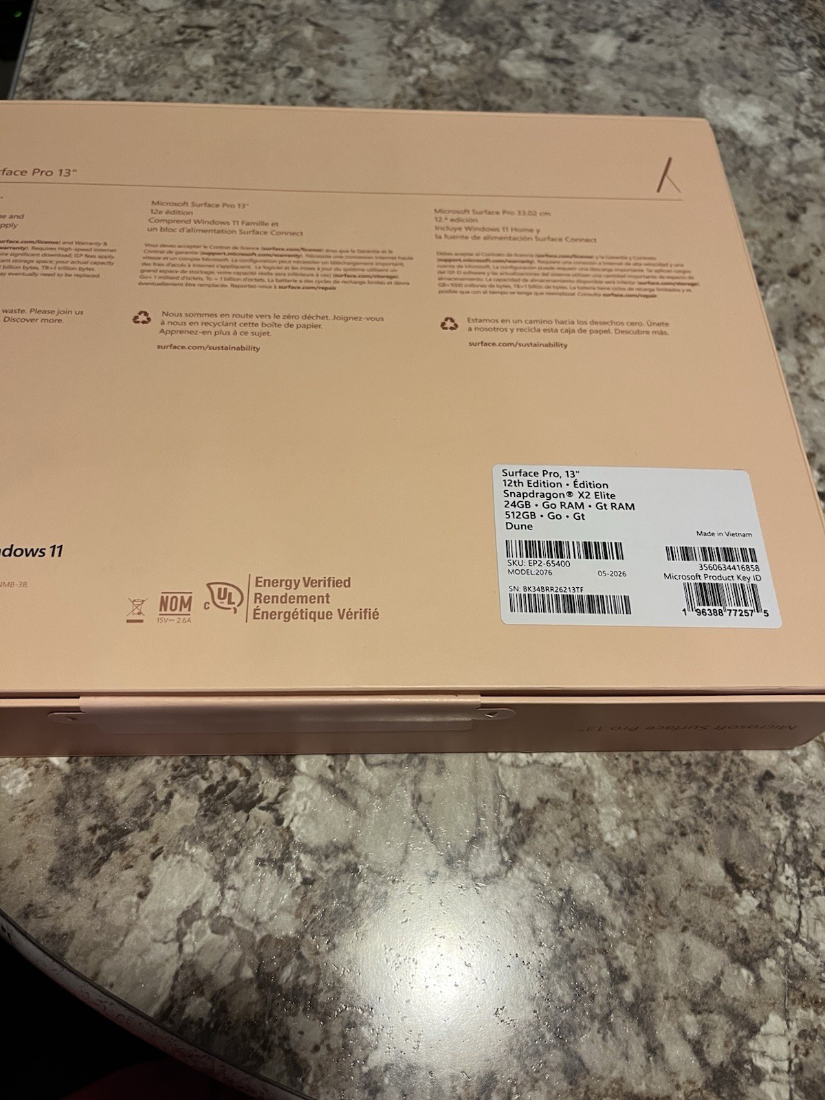 Microsoft Surface Pro 12th (2026) 13″ OLED Snapdragon X2 Elite 24GB RAM 512GB…