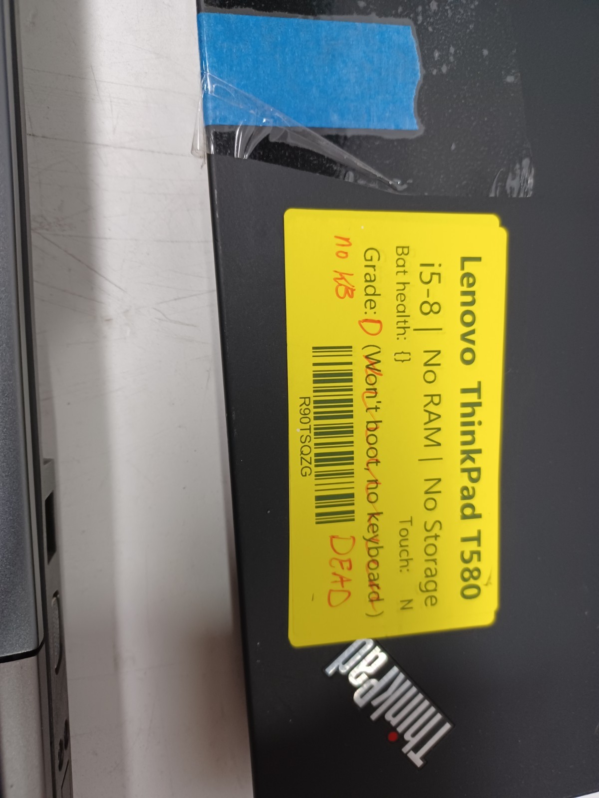 HP ProBook 6460b i5 & Lenovo ThinkPad T580 i5 Laptop Lot Repair Parts AS-IS