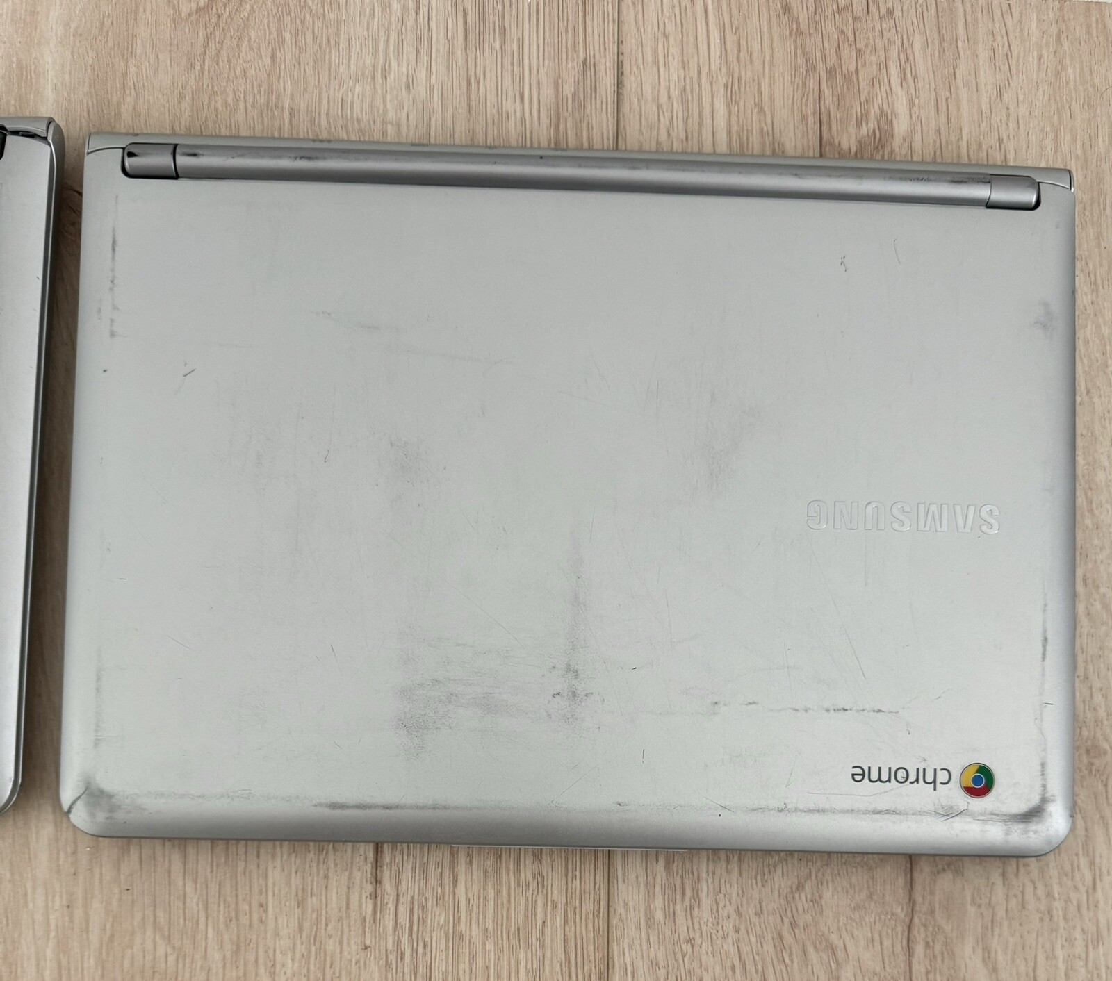 Samsung Chromebook XE303C12 Silver 11.6″ Wi-Fi Laptop For Parts Lot Of 2Untested