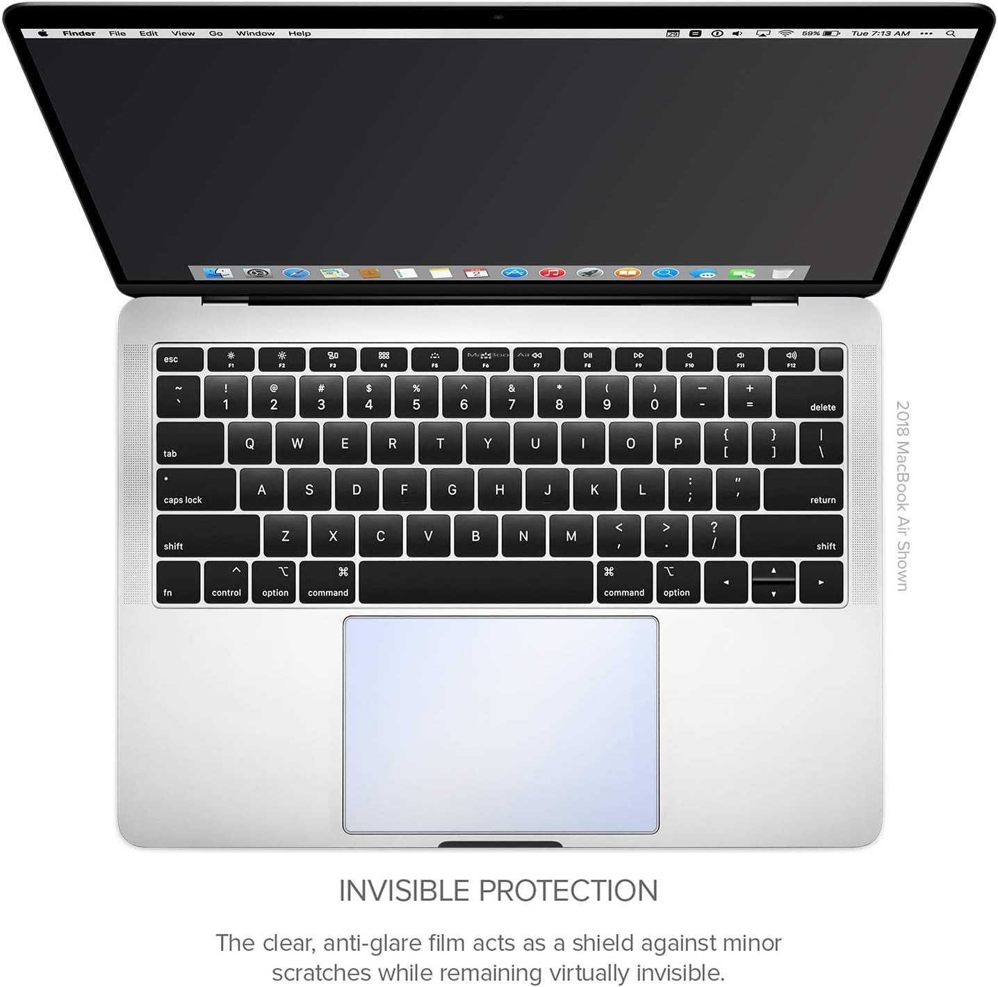 GhostCover Touch Premium Trackpad Protector Film for MacBook Pro 16″, 2021-2026
