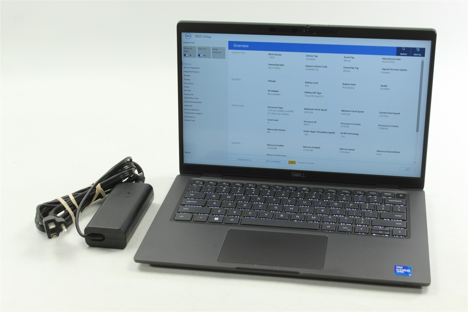Dell Latitude 7420 14″ FHD Touch i7-1185G7 3.0GHz 256GB SSD 16GB RAM W11P