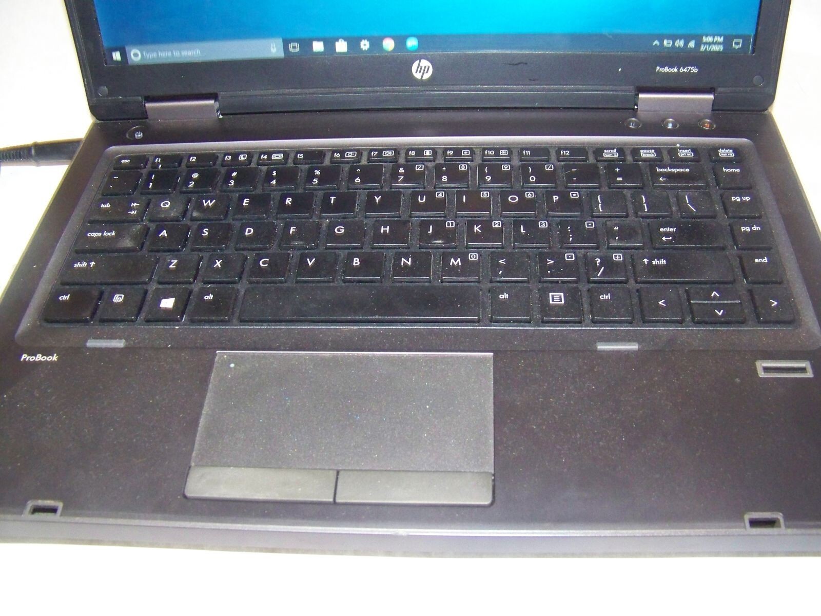 HP ProBook 6475b AMD 2.50Ghz 5GB RAM 320GB HDD 14″ WINDOWS 10 Pro Installed B+