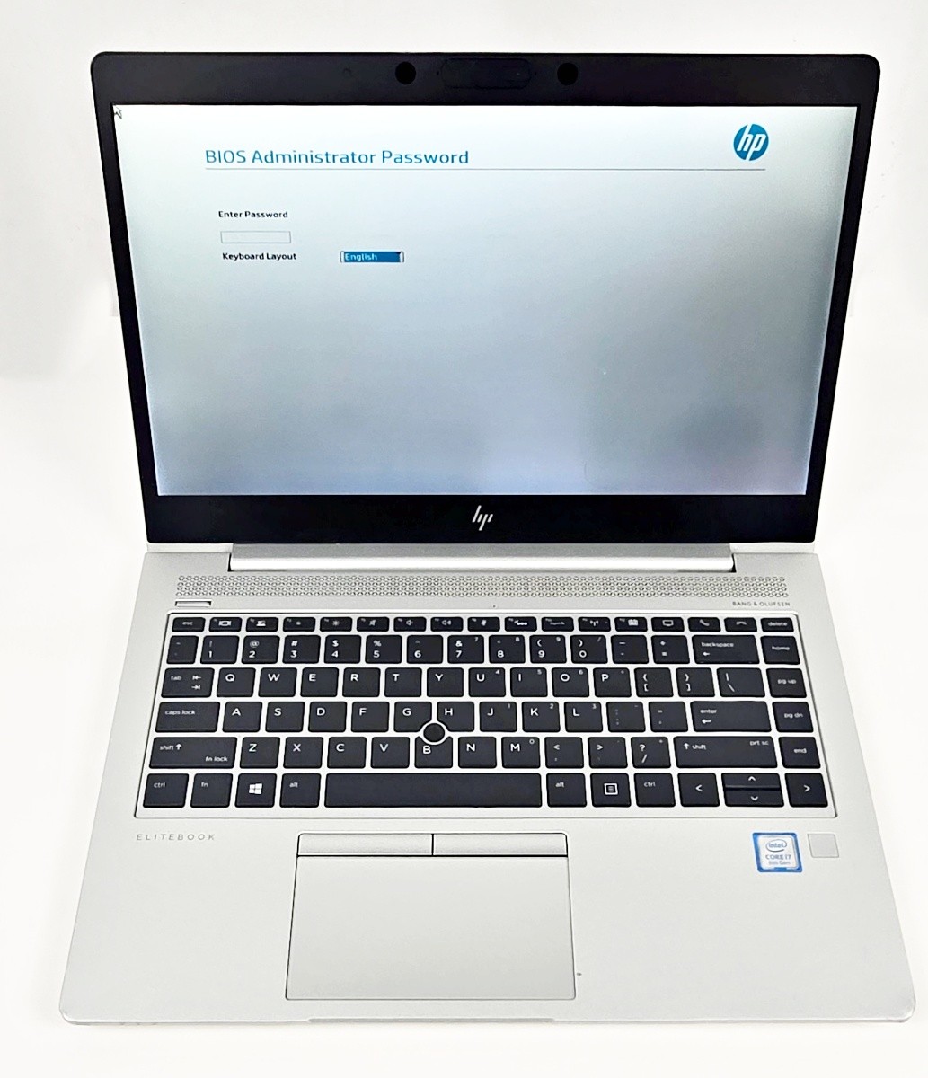 HP EliteBook 840 G5 i7-8550U 16GB RAM 14″ – BIOS LOCKED (Boots to Windows)