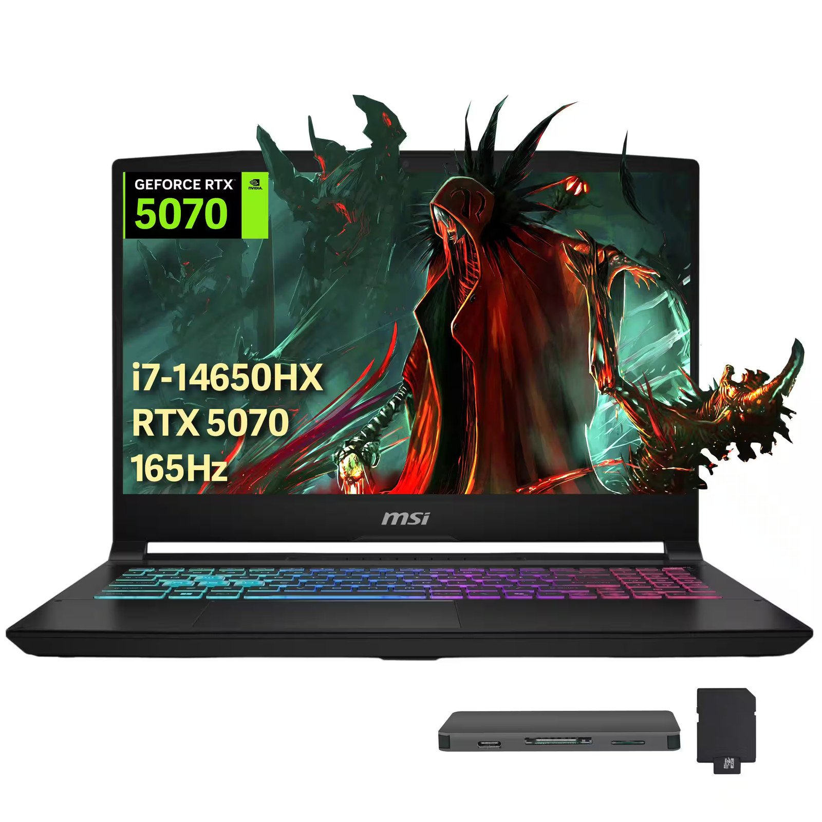 MSI – Katana 15.6 in Intel i7-14650HX GeForce RTX 5070 16GB DDR5 512GB SSD Win