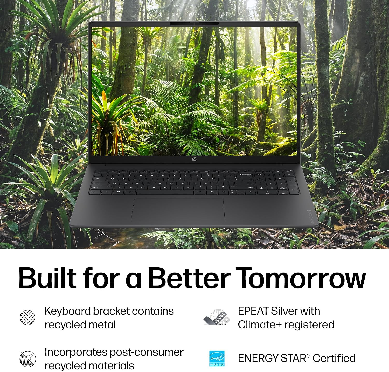 HP Omnibook 3 16 Inch Laptop PC, 2K Touchscreen, AMD Ryzen 3 30, 8 GB RAM, 256 G