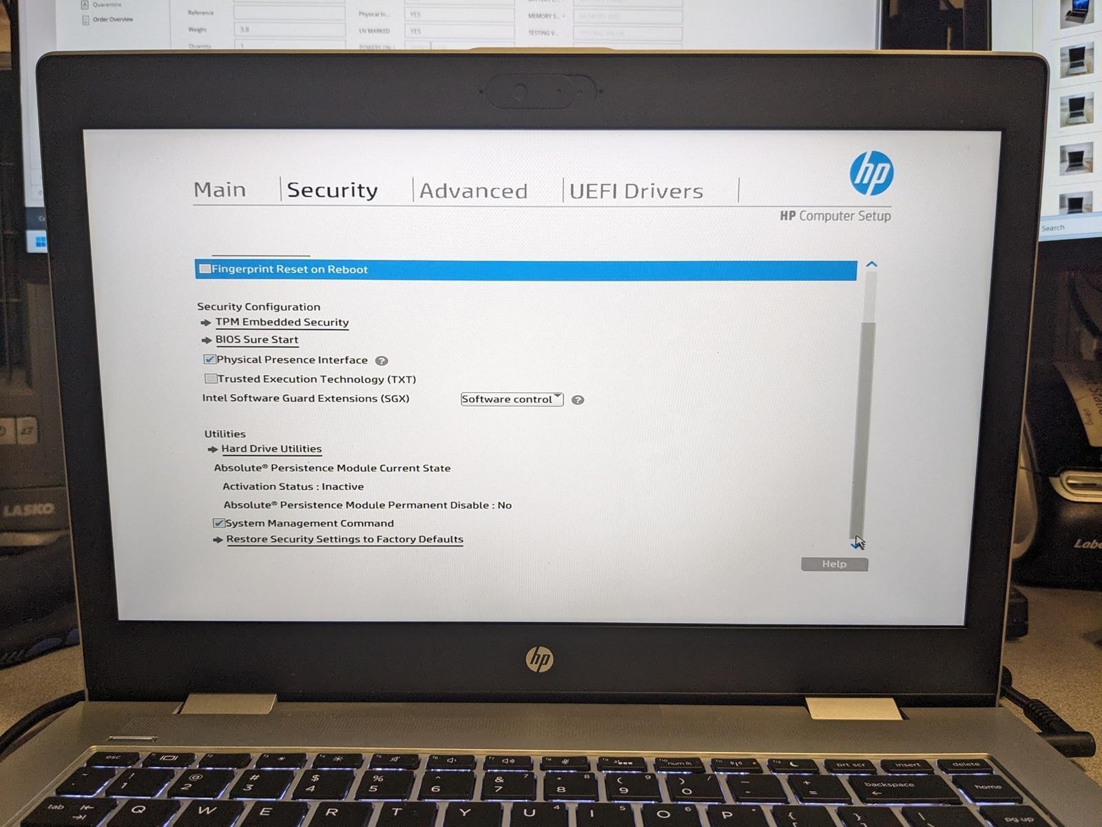HP PROBOOK 640 G4 i5-8350U @ 1.70GHz, 8GB RAM, NO HDD/OS
