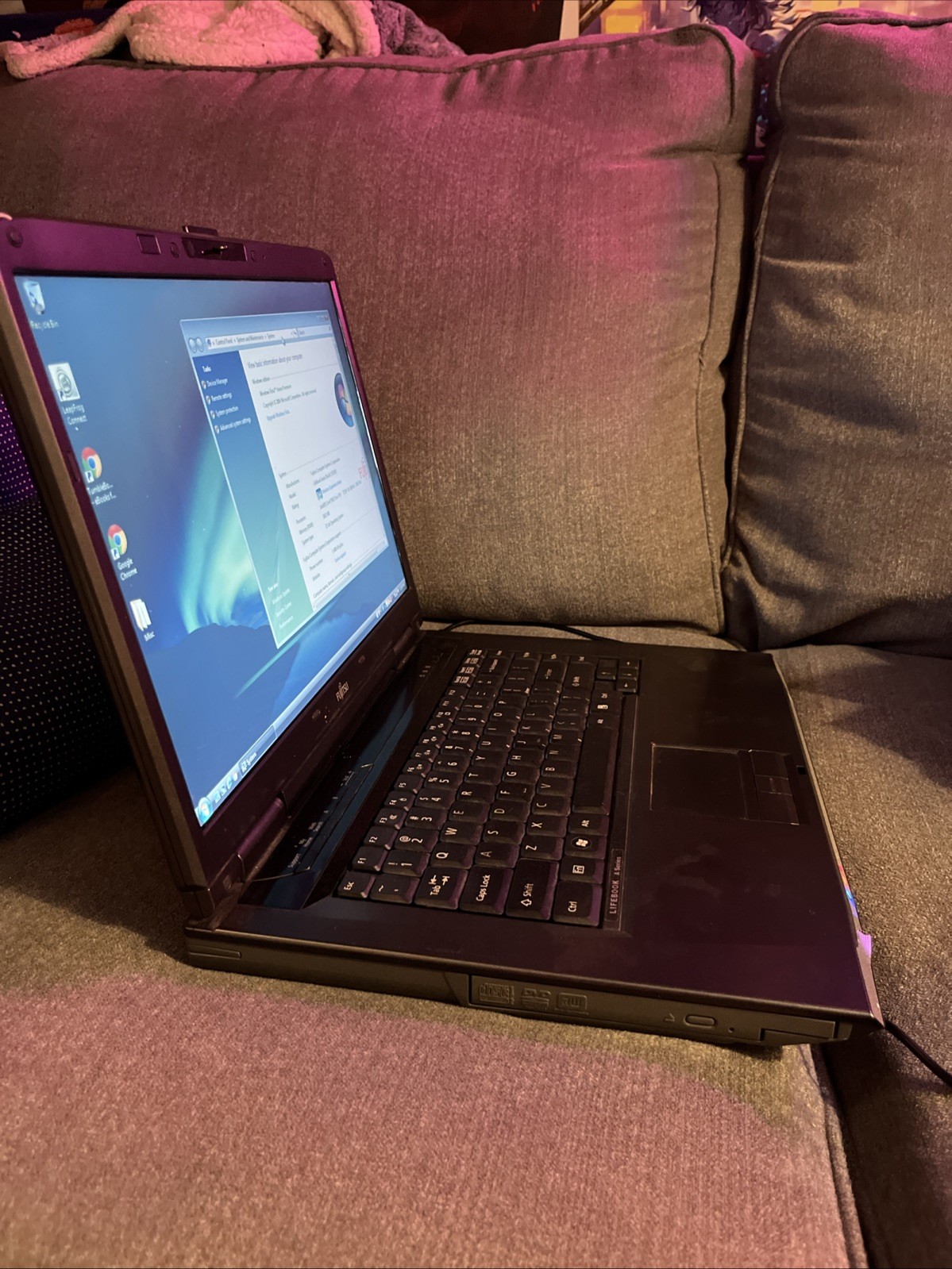 Fujitsu Lifebook A6120 Core 2 Duo, 3GB RAM, Windows Vista Tested And Works