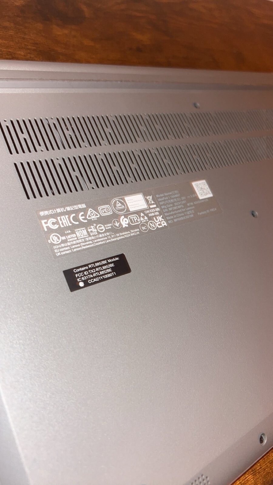Laptop Lenovo idea book 1