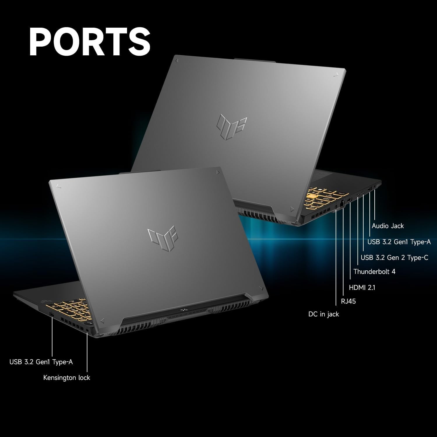ASUS TUF F16 RTX 4050 Pro Gaming Laptop, 16″ FHD+ 144Hz 64GB DDR5, 1TB SSD, RGB
