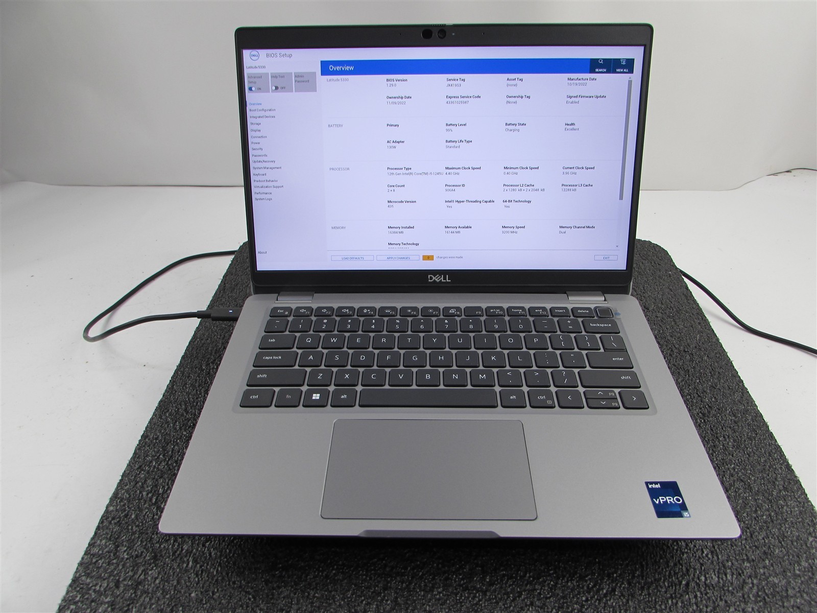 DELL LATITUDE 5330 FHD TOUCHSCREEN I5-1245U 10 CORE 512GB SSD 16GB RAM NO O.S