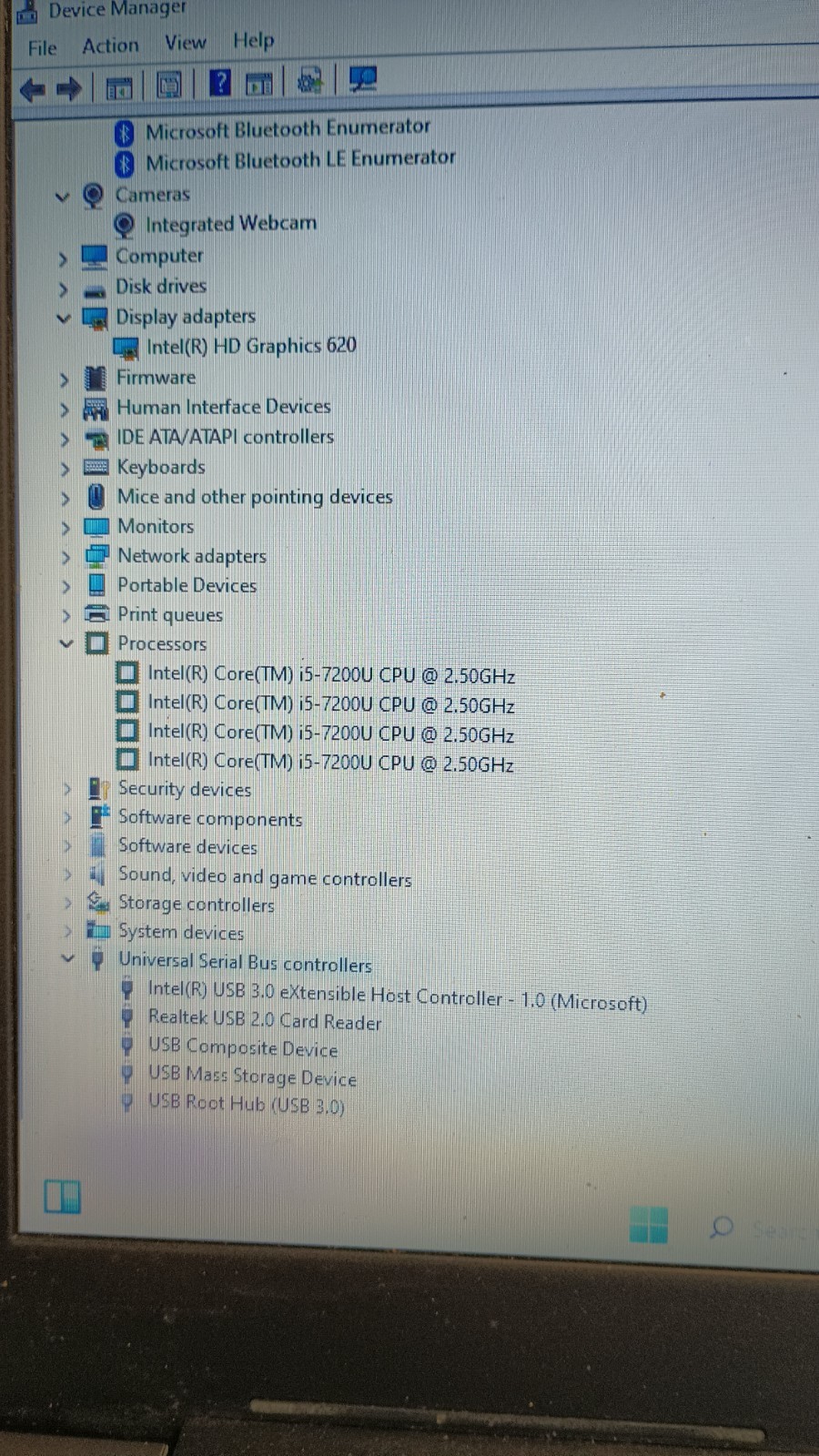 9292 Inspiron5567 w/charger.i5-7200U.8GB.160GB SSD.Optical.15.6″.W11 Home.Read!!