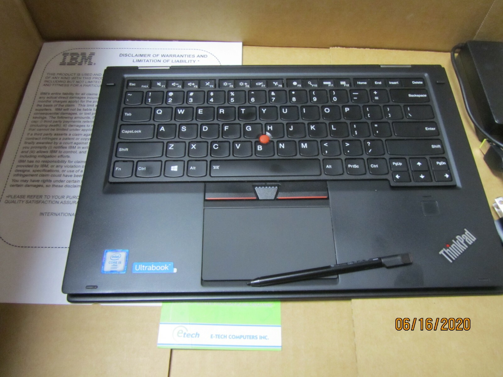 ThinkPad X1 Yoga i5-6300U 8GB RAM 512GB SSD, 14″ WQHD 2560×1440 Touch Screen PEN