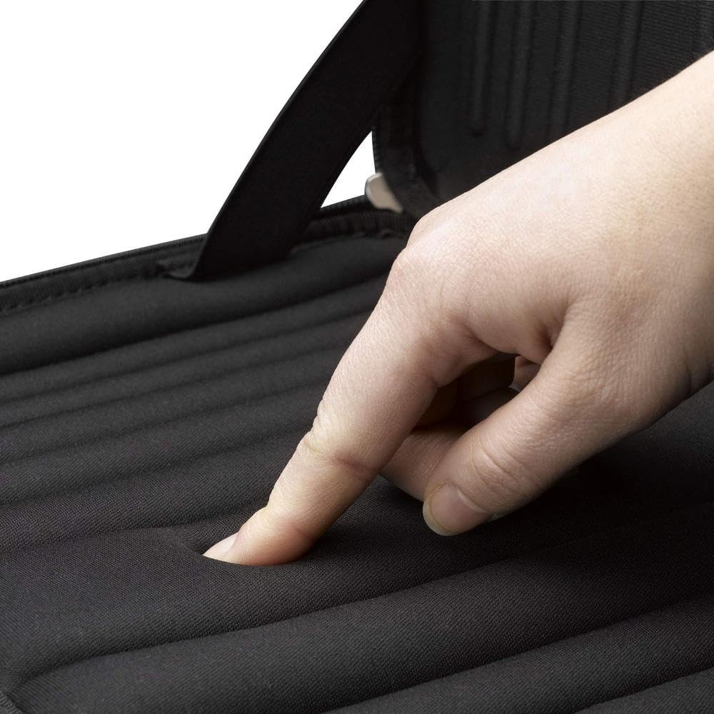 13.3″ Molded Laptop Sleeve (QNS-113-BLACK) for Laptops, One-Size, Black Color