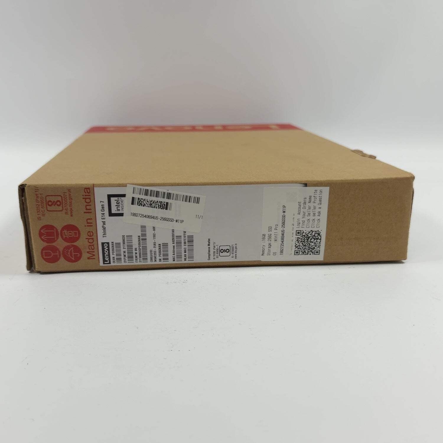 New Lenovo ThinkPad E14 Gen 7 14″ Core 5 210H 2.2GHz 16GB RAM 256GB SSD