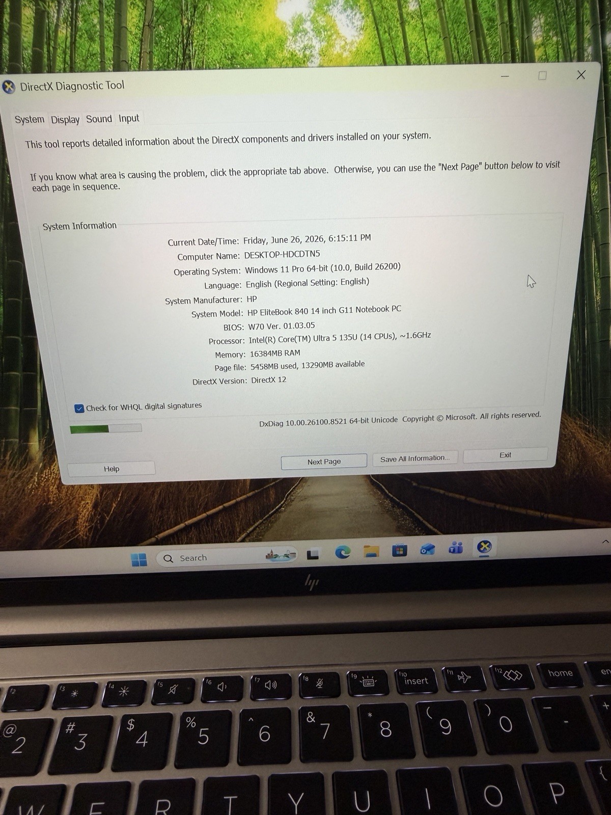 HP ELITEBOOK 840 G11 ULTRA 5 16GB RAM 512GB SSD