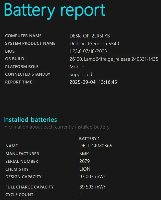 Dell Precision 5540 15.6″ FHD i9-9880H 32GB RAM 1TB NVMe NVIDIA T2000 Win 11 Pro