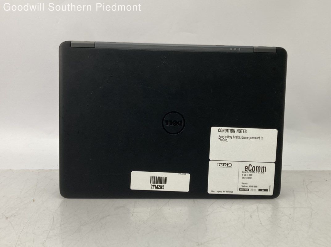 Dell Latitude E7450 Core i5-5200U 2.2GHz 8Gb RAM 240Gb SSD (Ubuntu) – Tested