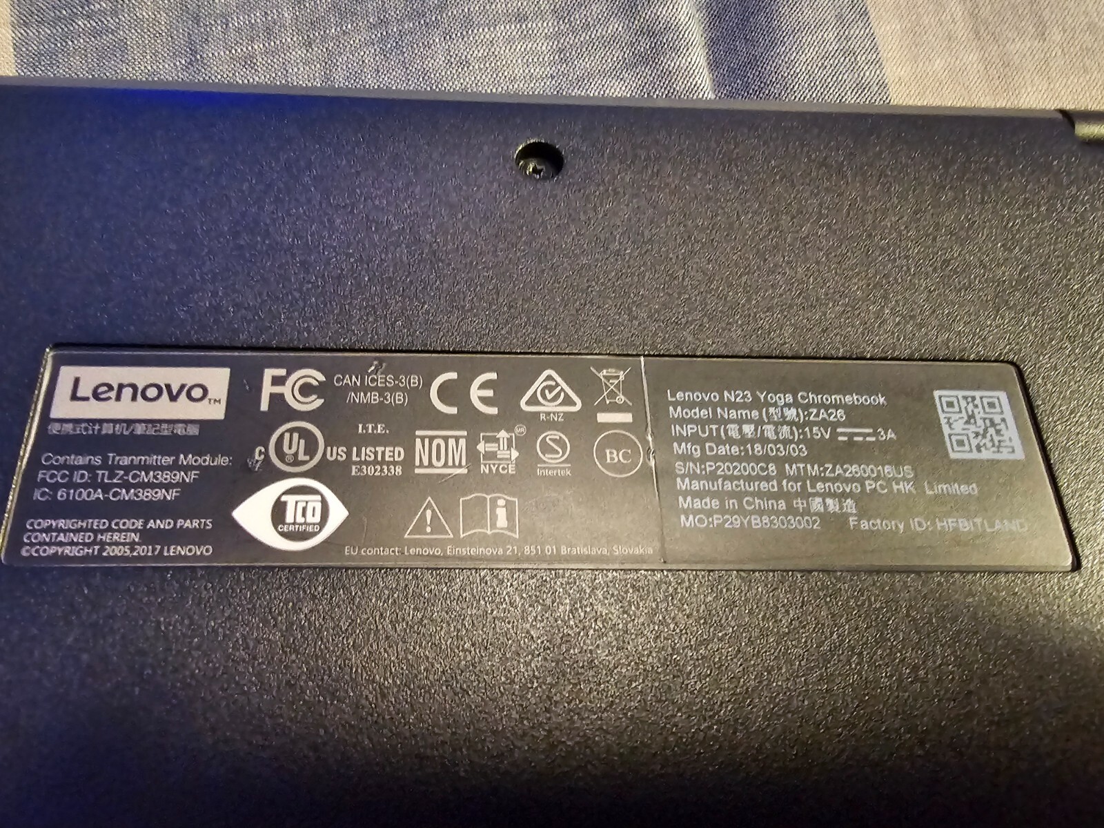 Lenovo N23 Yoga Chromebook