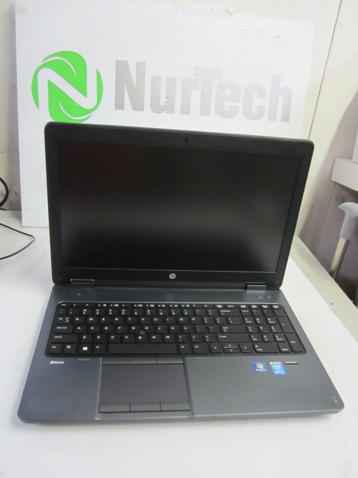 HP ZBook 15 i5-4300M 2.6GHz 16GB 320GB Laptop + AC NO OS STIFF KEYS~