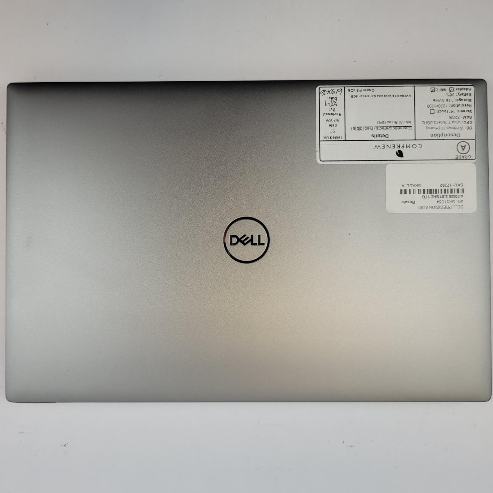 DELL PRECISION 5490 Windows 11 Home Ultra 7 165H 32GB RAM 1TB NVME | Grade A
