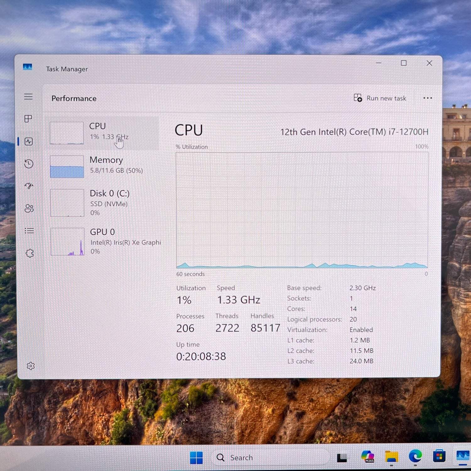 Asus Vivobook S 14X S5402Z 14.5 i7-12700H 2.3GHz 12GB RAM 1TB SSD