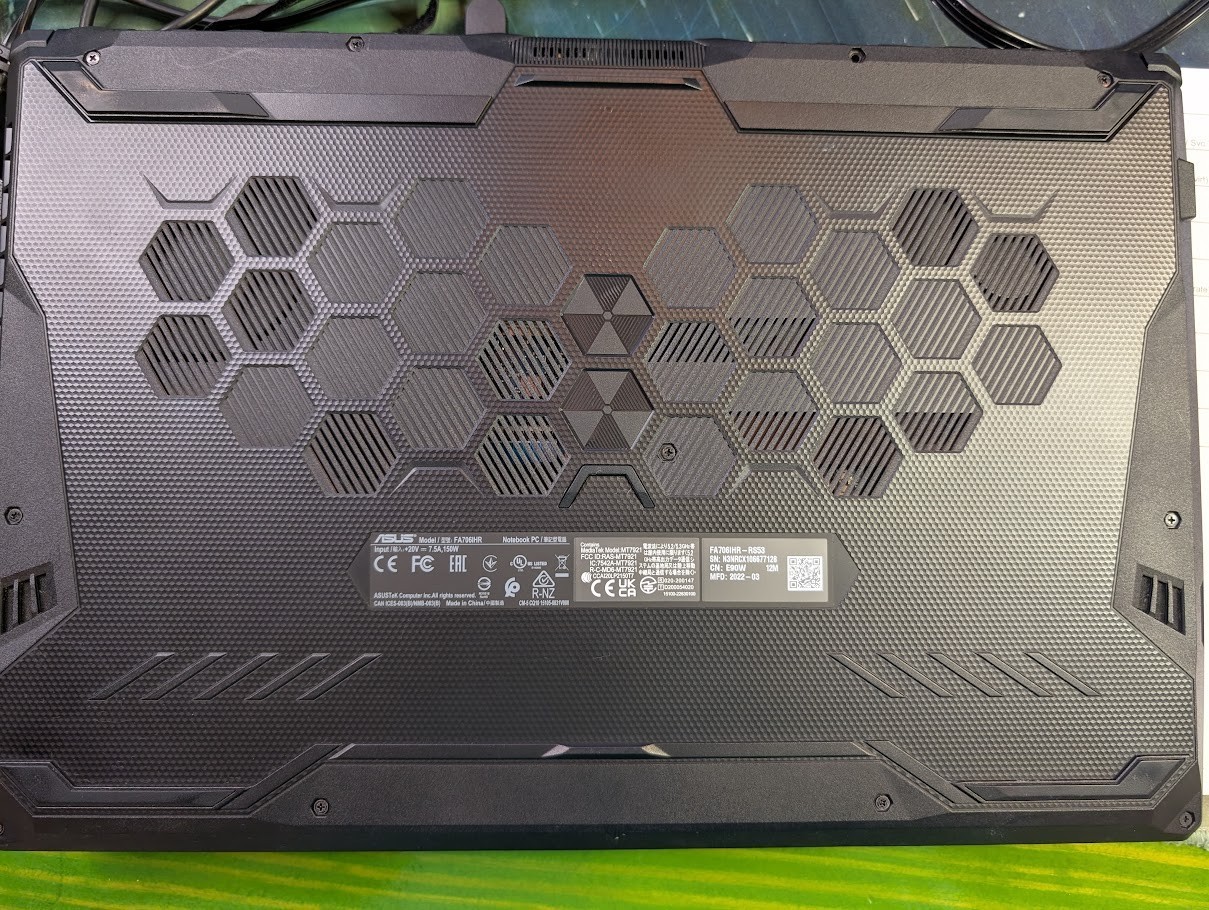 ASUS TUF Gaming A17 FA706IHR-RS53 Ryzen 5 4600H GTX 1650 8GB RAM 512GB 17.3″