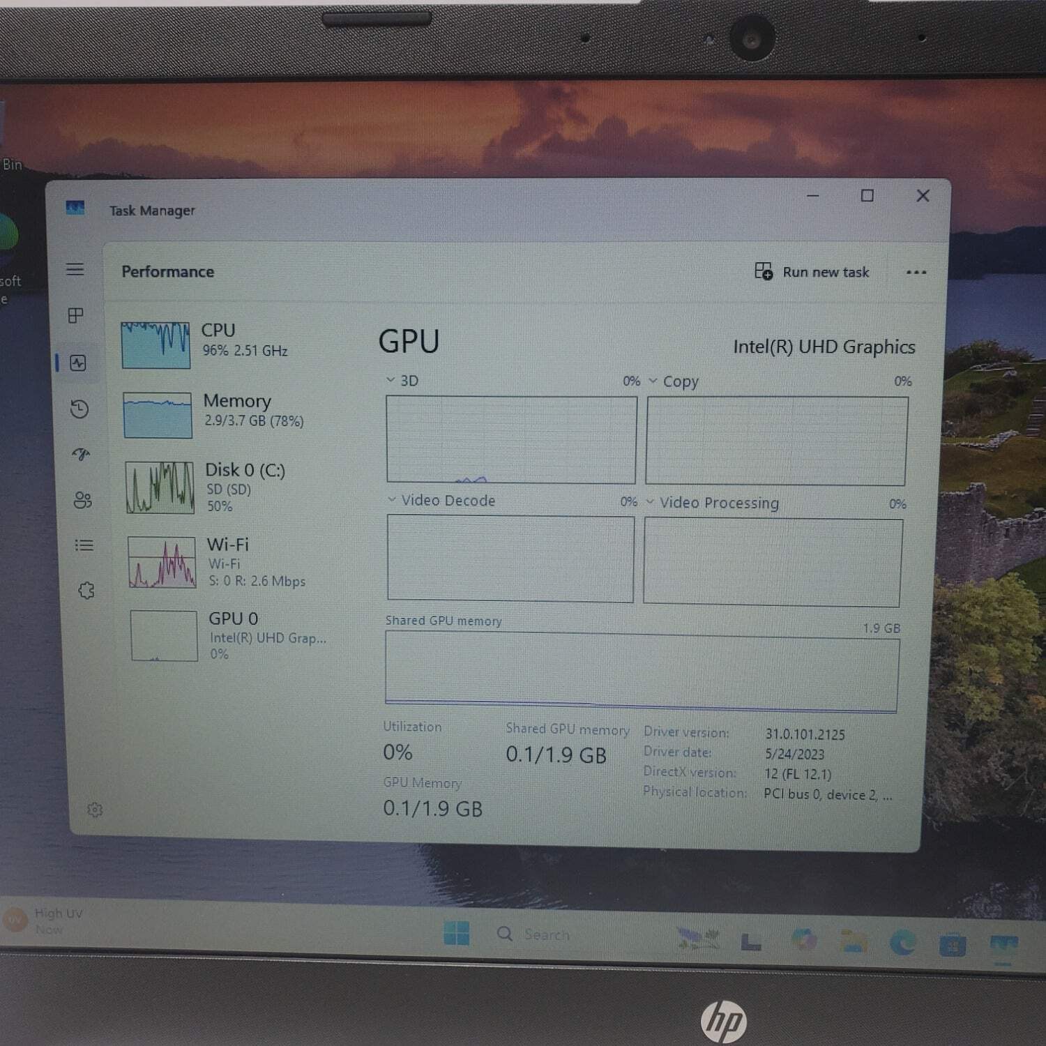 HP Laptop 14-DQ3000DX 14″ Celeron N4500 1.1GHz 4GB RAM 64GB SSD
