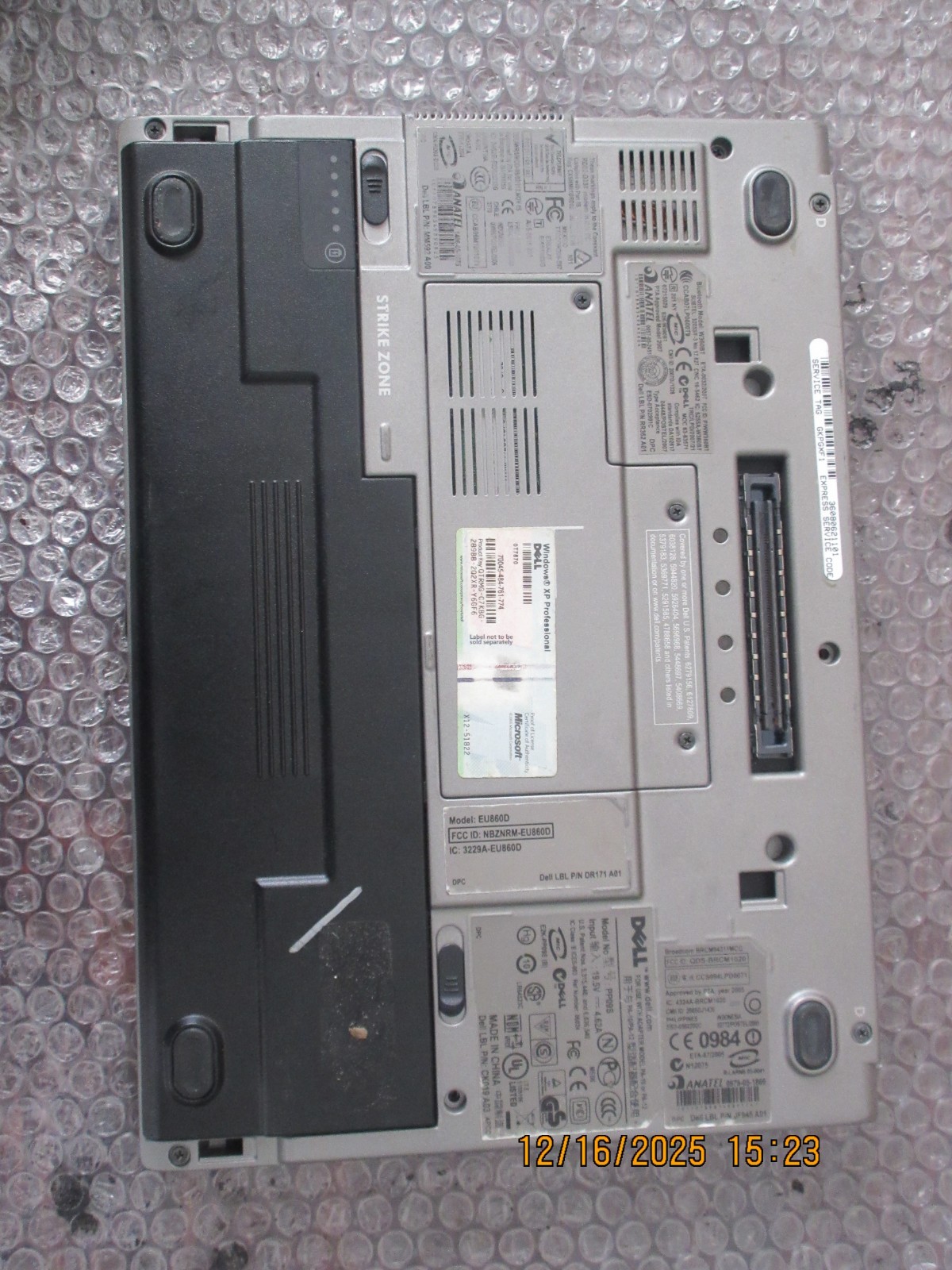 Dell Latitude D430 Intel Core 2 Duo @ 1.33GHz 1GB Ram No HDD, BATTERY, OS.